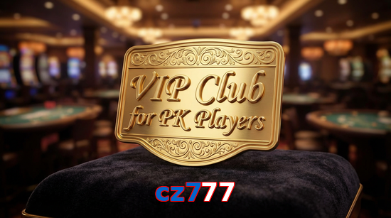 Main screen of Cz777 vip page for PK players